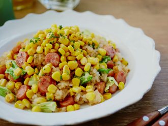 シャキッとコーンチャーハン