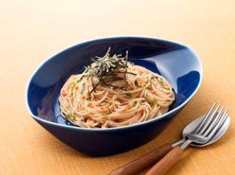 梅としらすのさっぱりパスタ